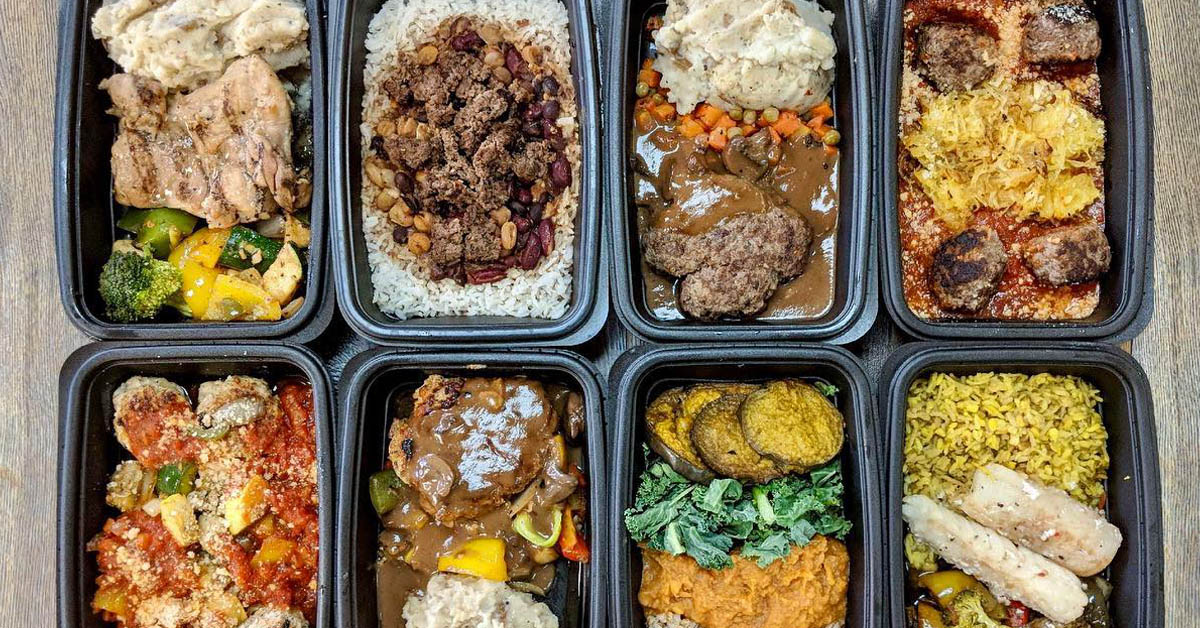 8 pack of meal prep selections